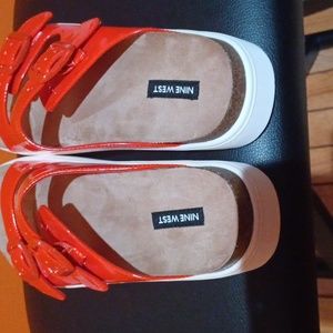 NIne West Double strap sandels